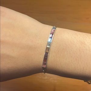 Rainbow Silver Braclet
